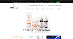 Desktop Screenshot of imageskincare.hu
